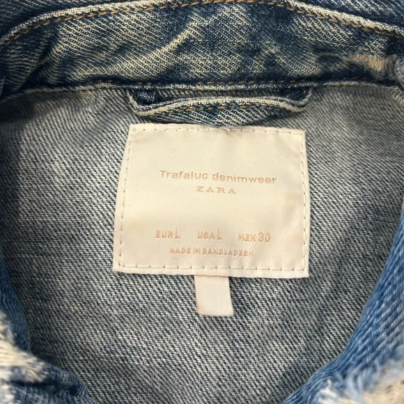 Distressed Denim Jacket - Picture 3 of 3